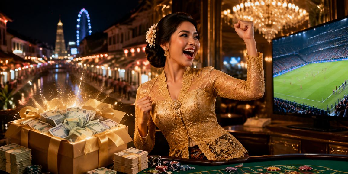 Suasana pertaruhan kasino di Melaka dengan gaya tempatan