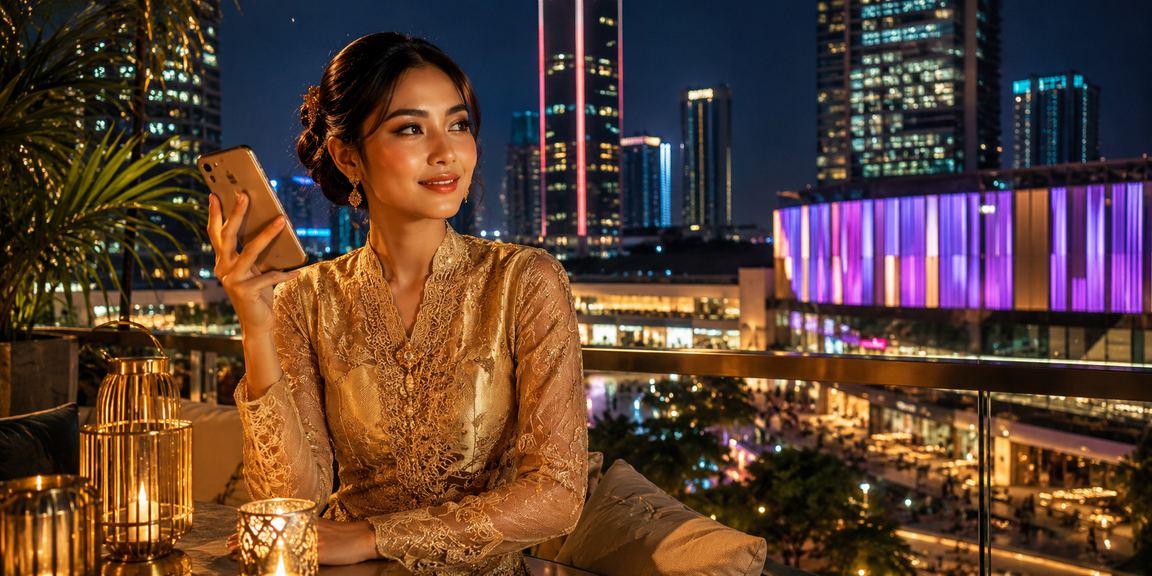 Pemain Poker mudah alih di Petaling Jaya menggunakan platform wwdc26